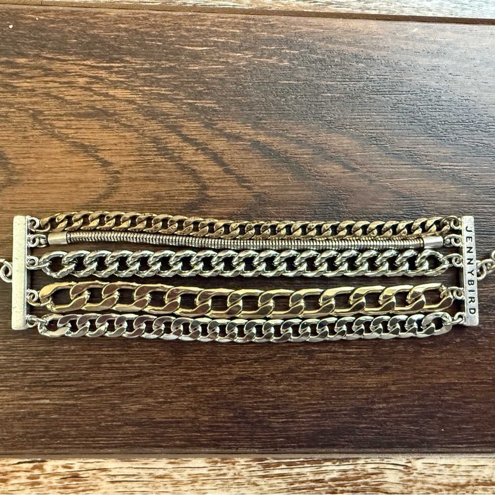 Jenny Bird Dual-Tone Chain Bracelet
